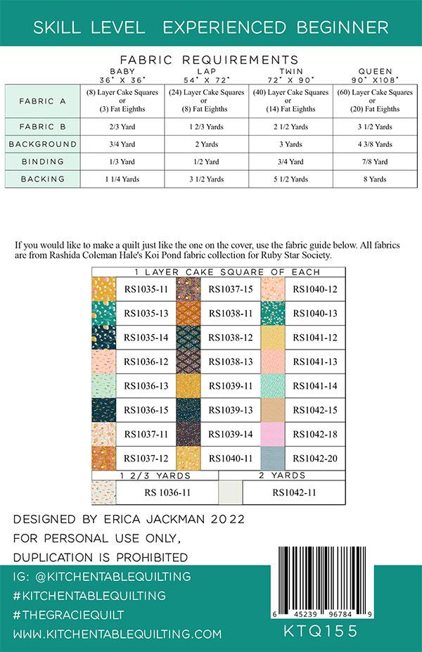 The Gracie Quilt - Quilt Pattern