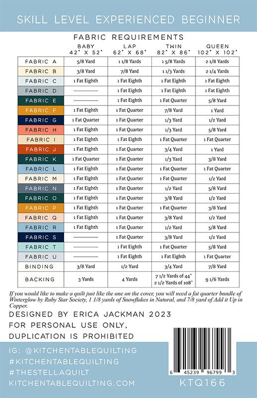 The Stella Quilt  - Quilt Pattern 