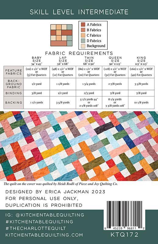 The Charlotte Quilt - Quilt Pattern