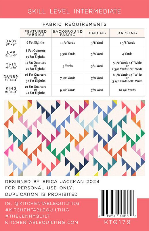 The Jenny Quilt - Quilt Pattern