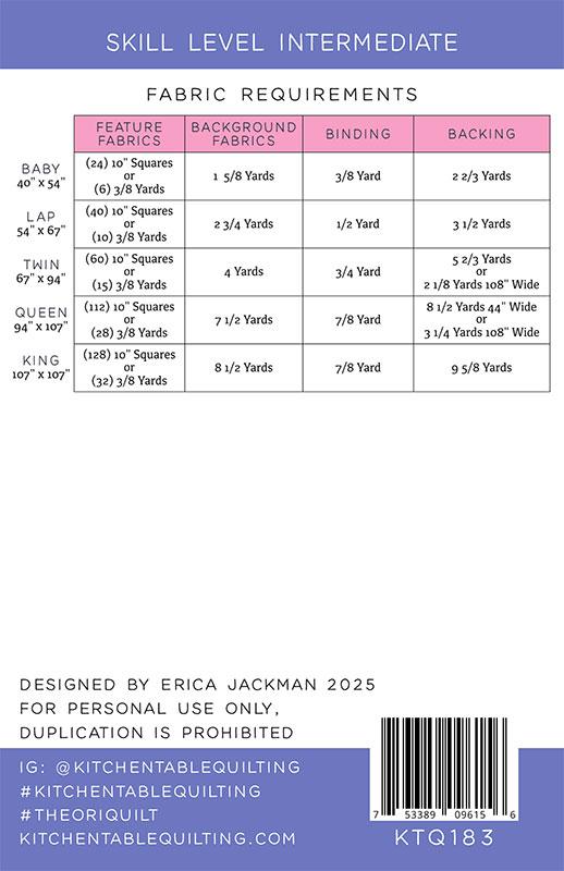 The Ori Quilt - Quilt Pattern