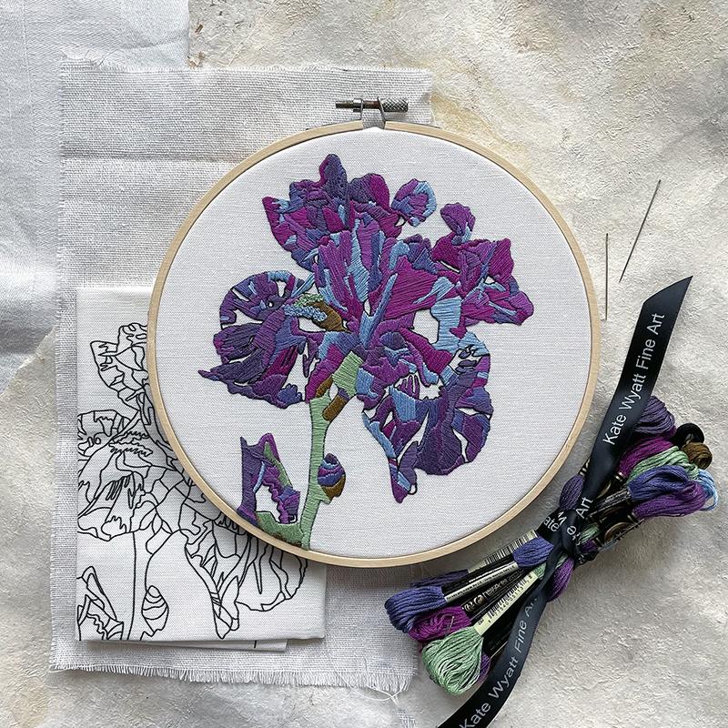 Iris - Embroidery Kit