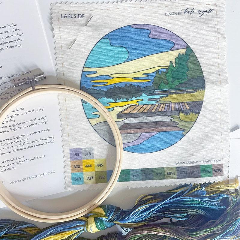 Lakeside 5" Embroidery Kit 