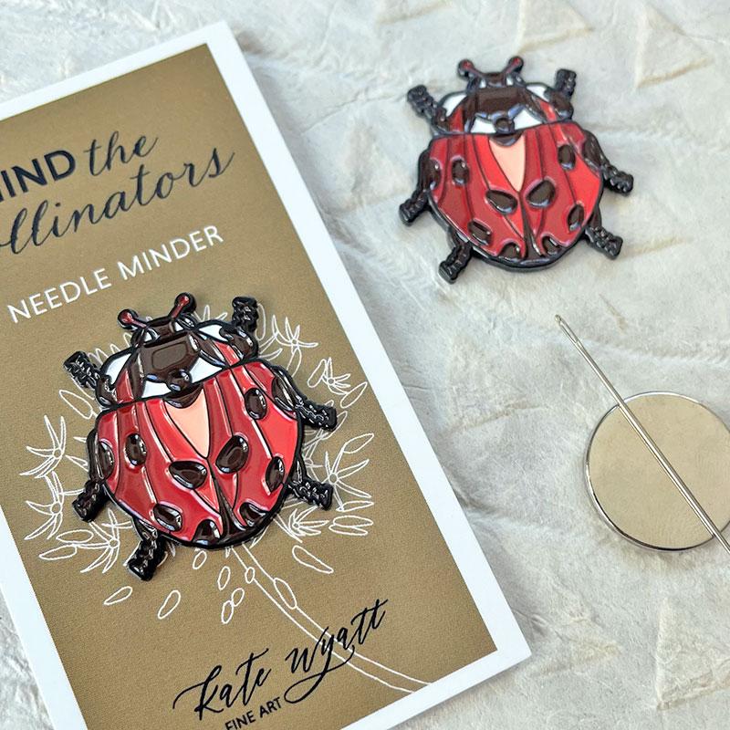 Ladybug Needle Minder