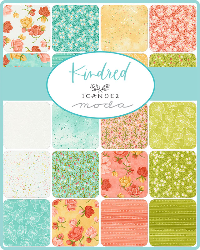 Kindred Poppy - Sunshine - Quilt Fabric