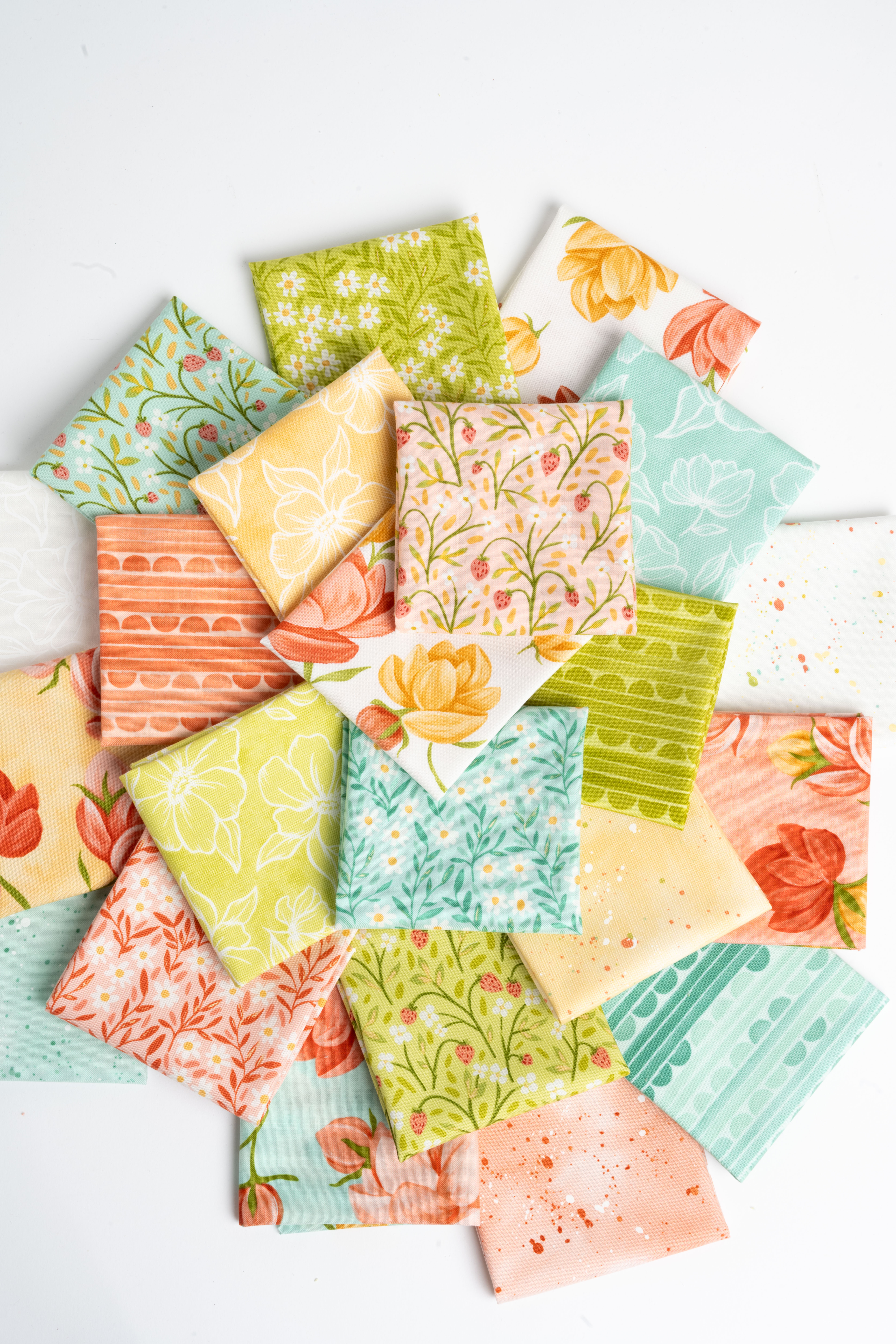 Kindred Poppy - Sunshine - Quilt Fabric