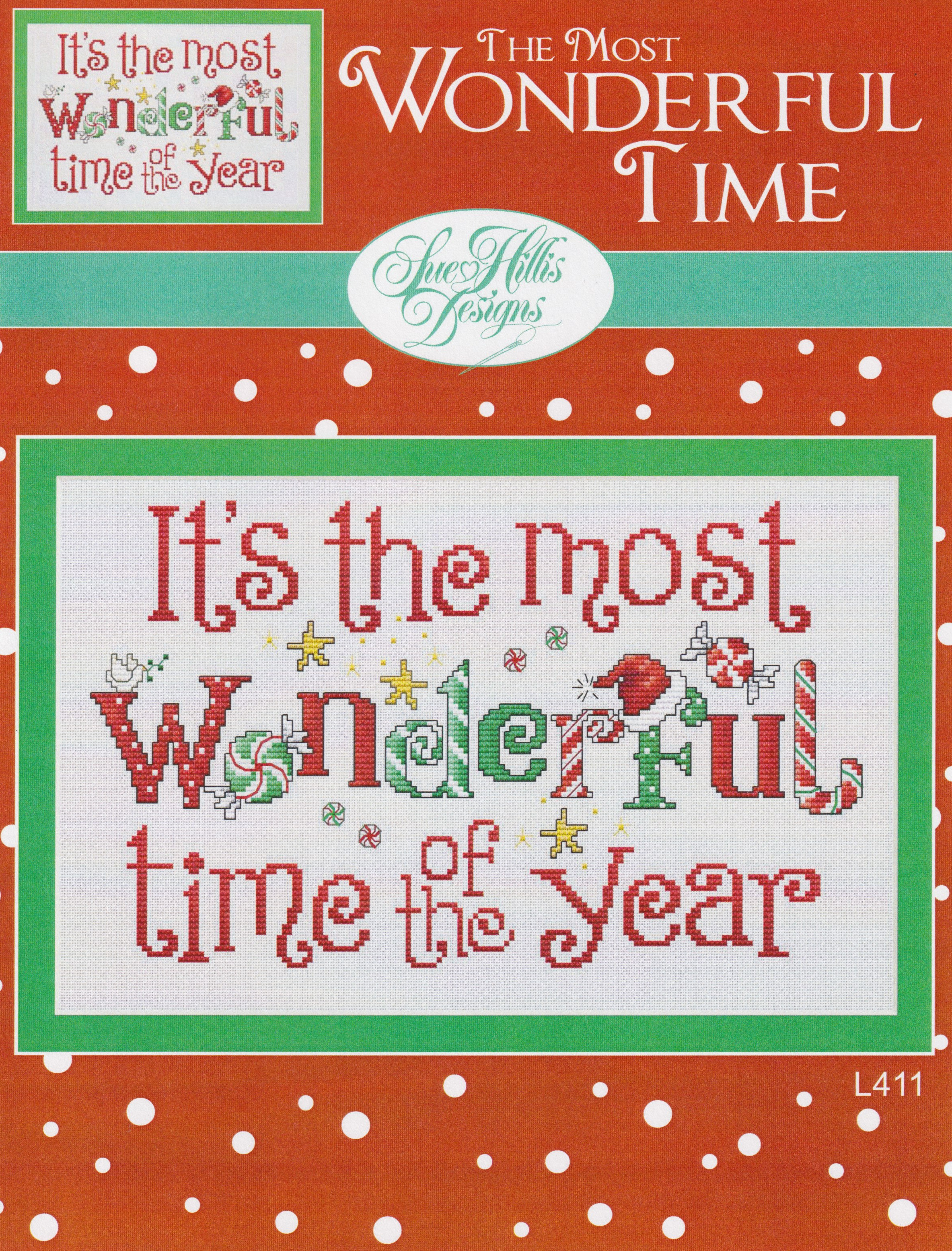 Most Wonderful Time, The - Cross Stitch Pattern