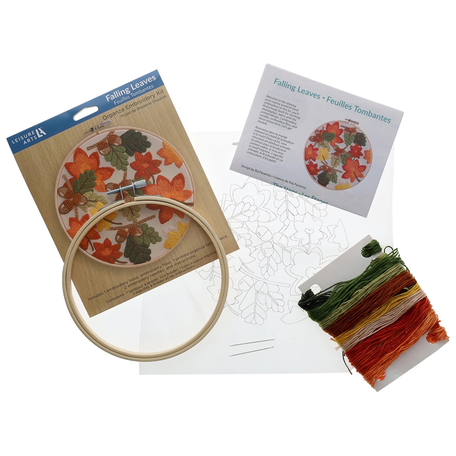Falling Leaves - Embroidery Kit