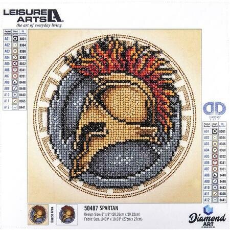 Spartan - Leisure Arts Diamond Art Kit