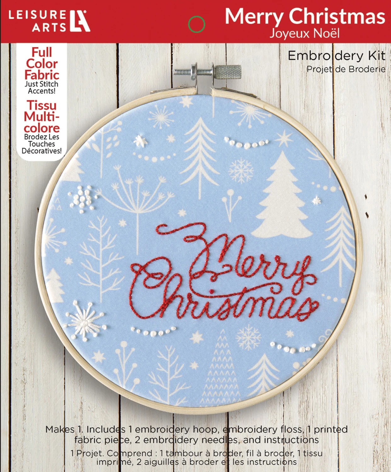 Merry Christmas - Embroidery Kit