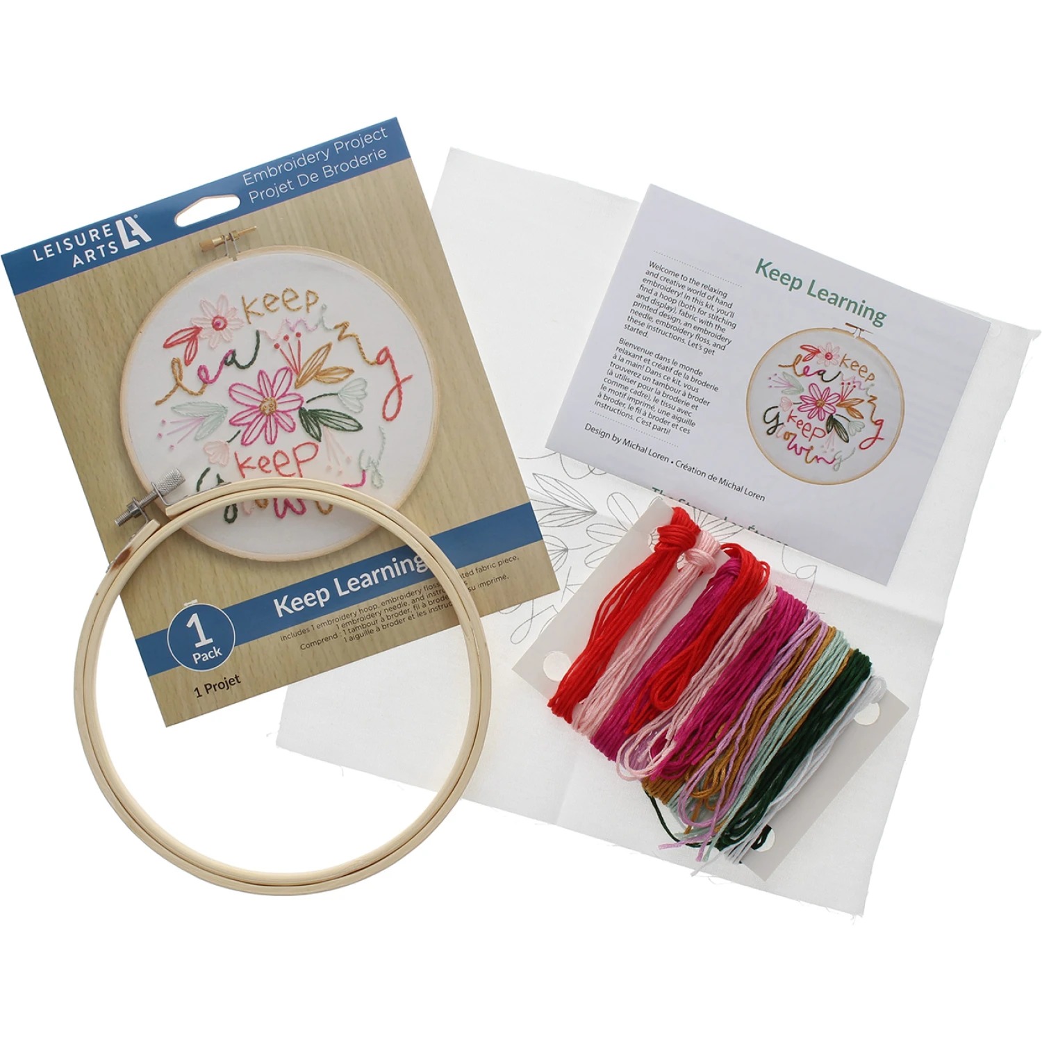 Keep Learning - Embroidery Kit