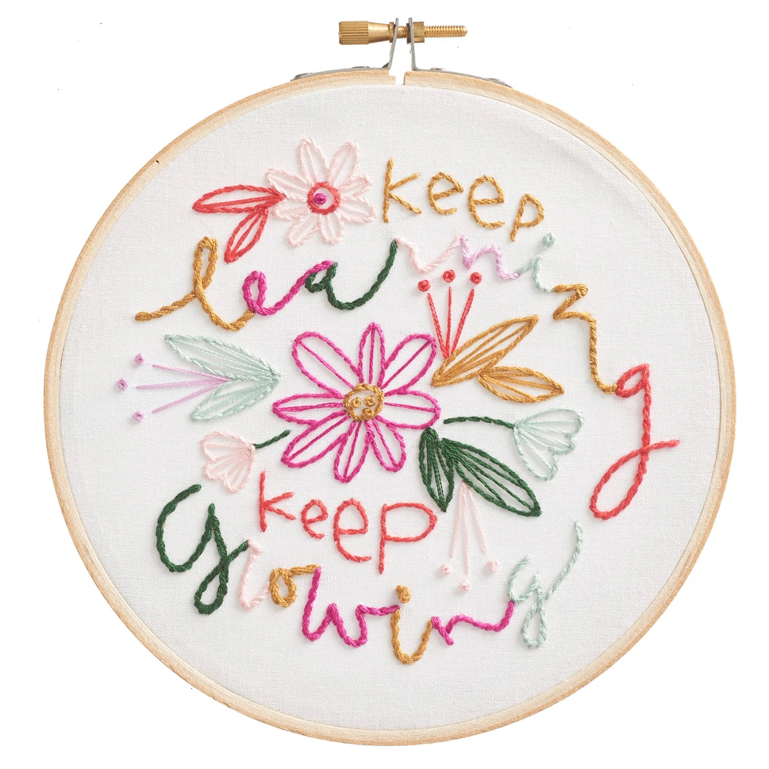Keep Learning - Embroidery Kit