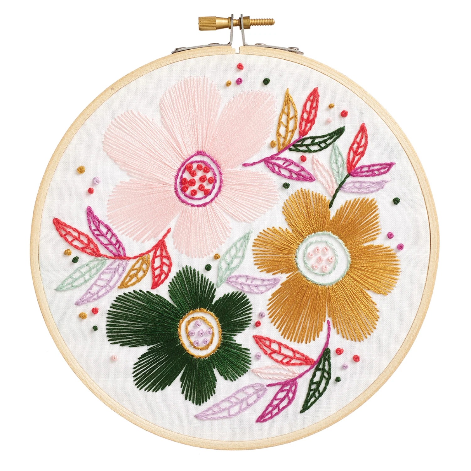 Fancy Flowers - Embroidery Kit