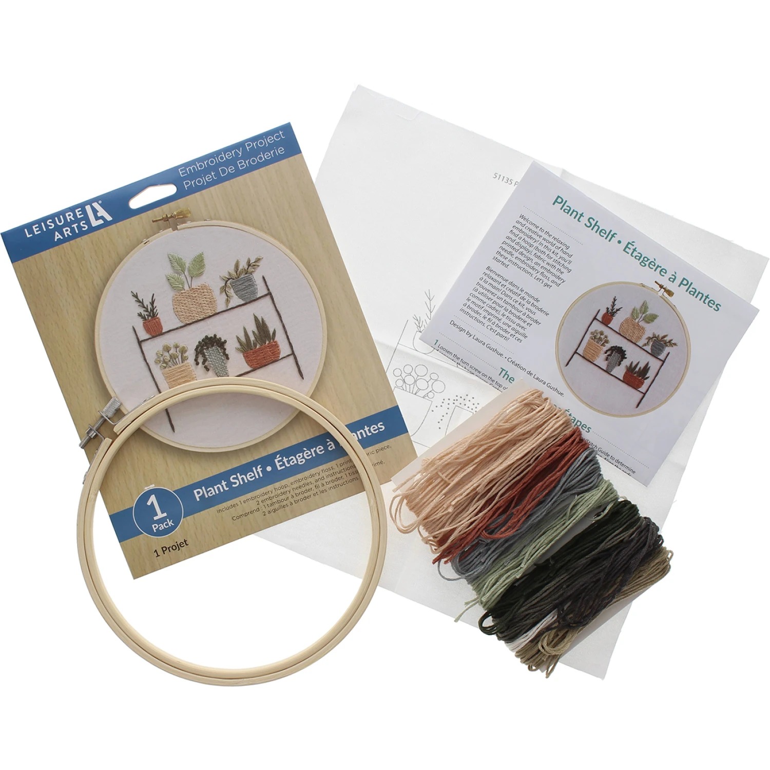 Plant Shelf - Embroidery Kit