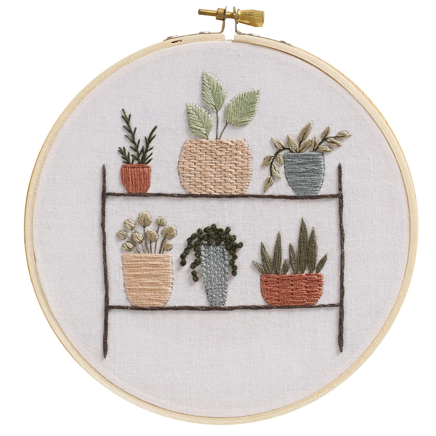 Plant Shelf - Embroidery Kit