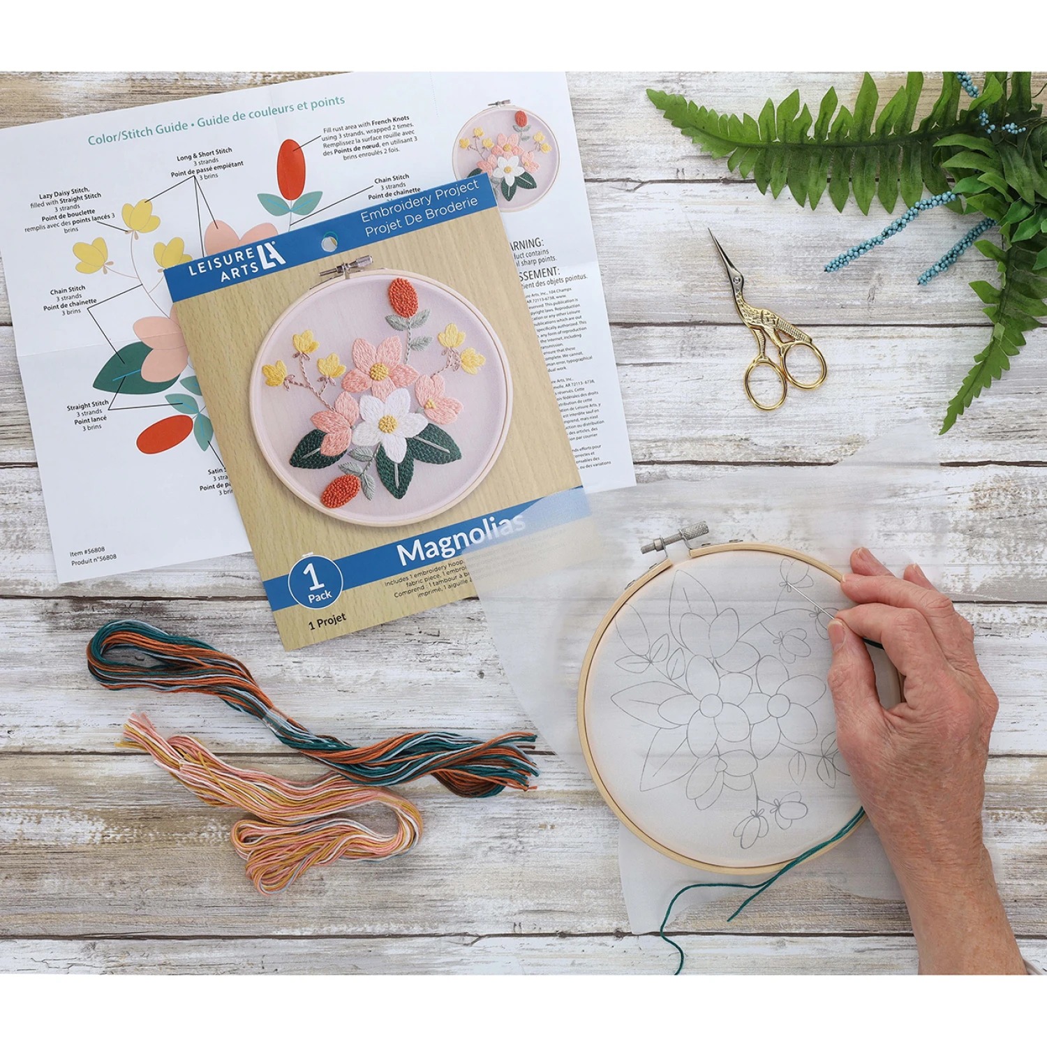 Magnolias - Embroidery Kit