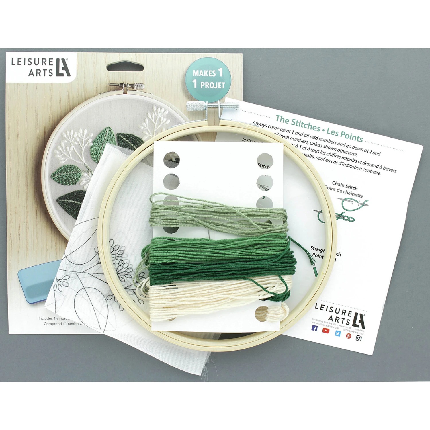 Eucalyptus - Embroidery Kit