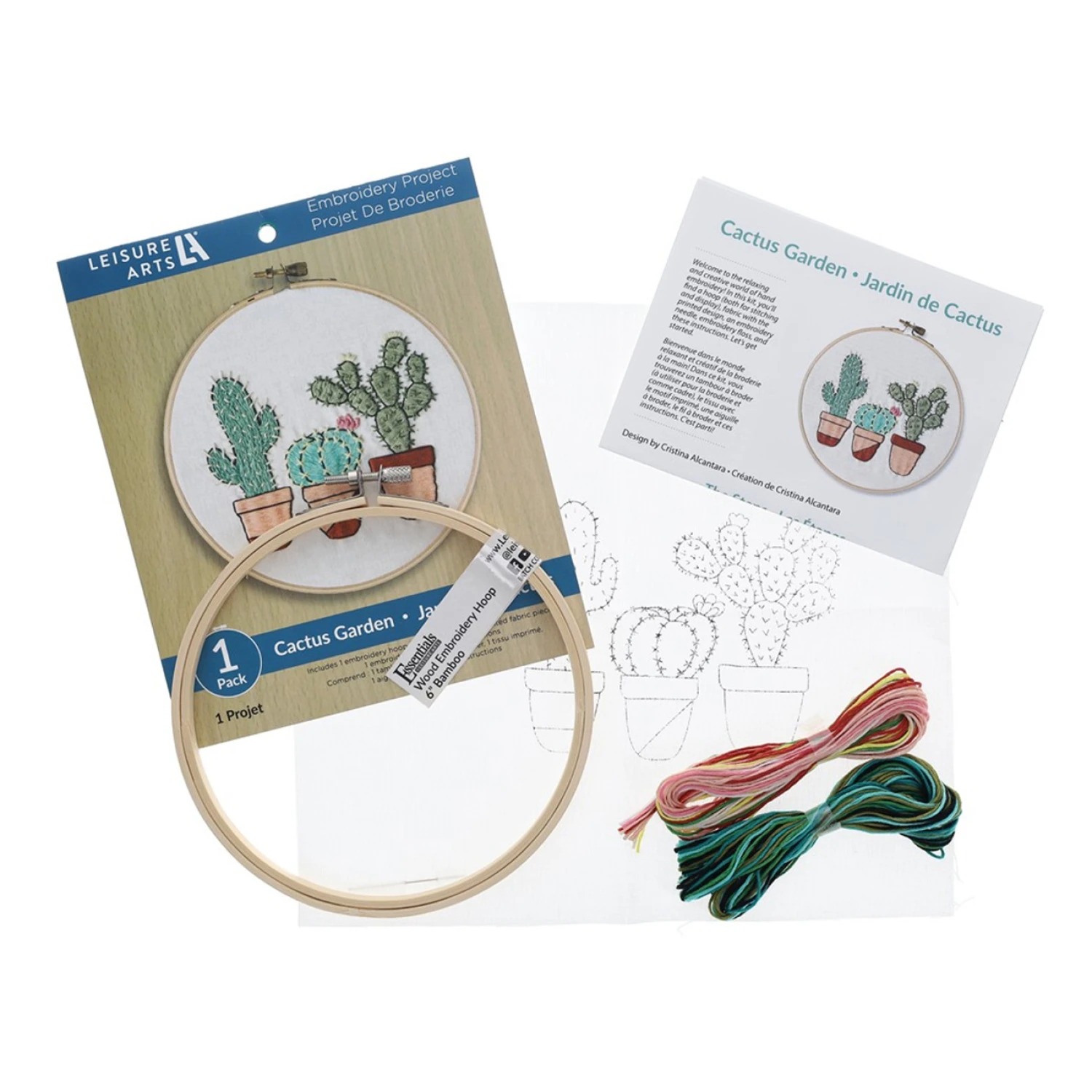 Cactus Garden - Embroidery Kit