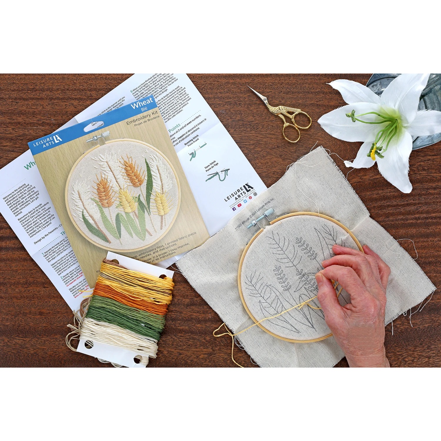 Wheat - Embroidery Kit