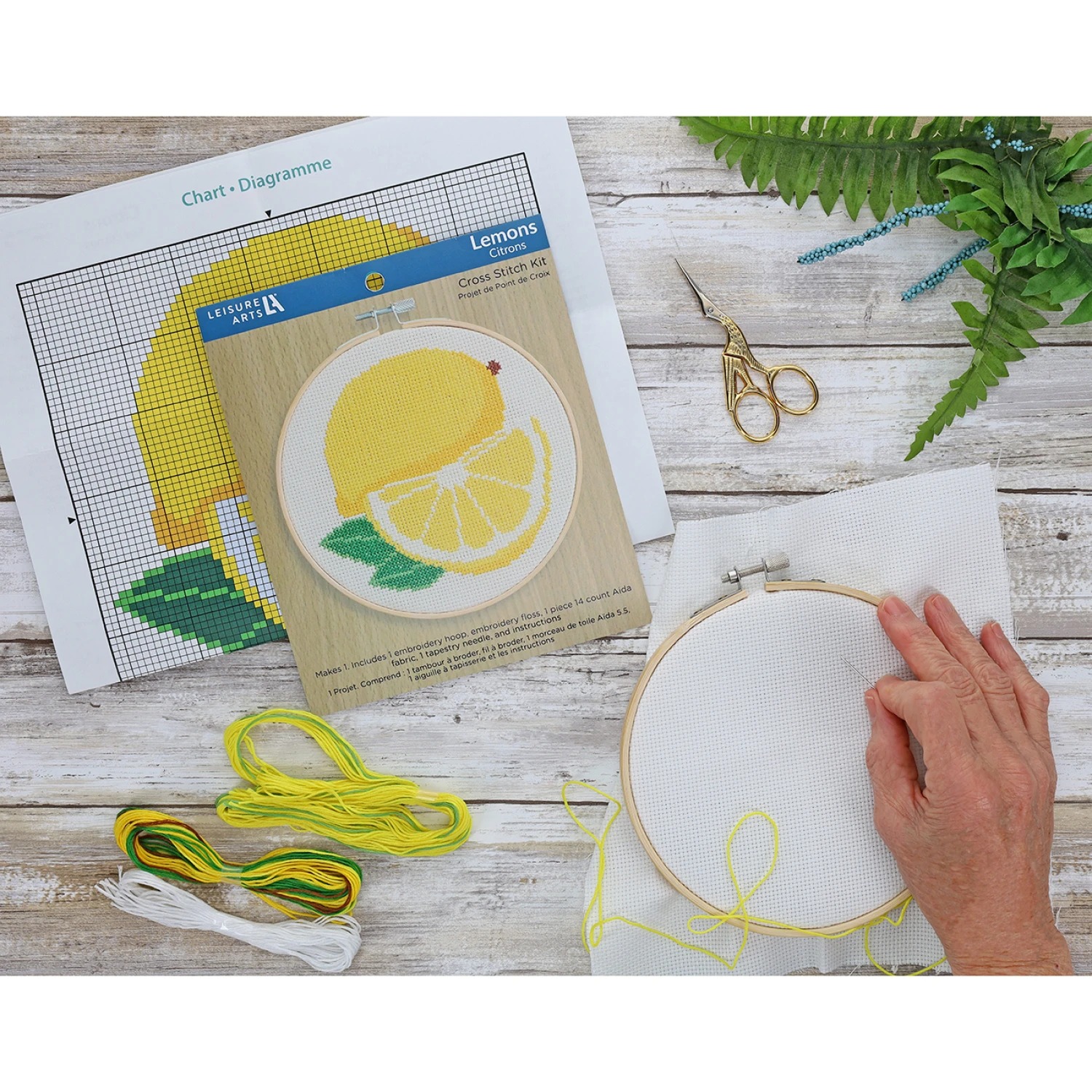 Lemons - Embroidery Kit
