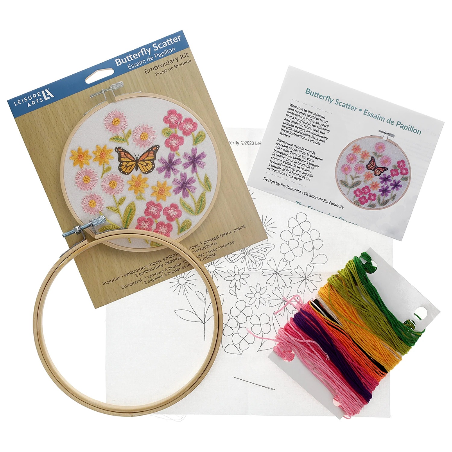 Butterfly Scatter - Embroidery Kit