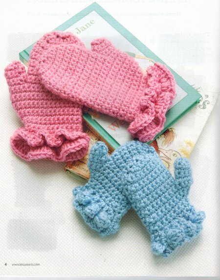 Hand Picked Gloves & Mittens - Crochet Pattern