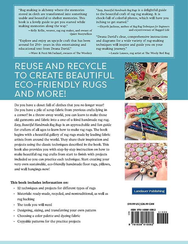 Easy Beautiful Handmade Rag Rugs - Sewing Pattern