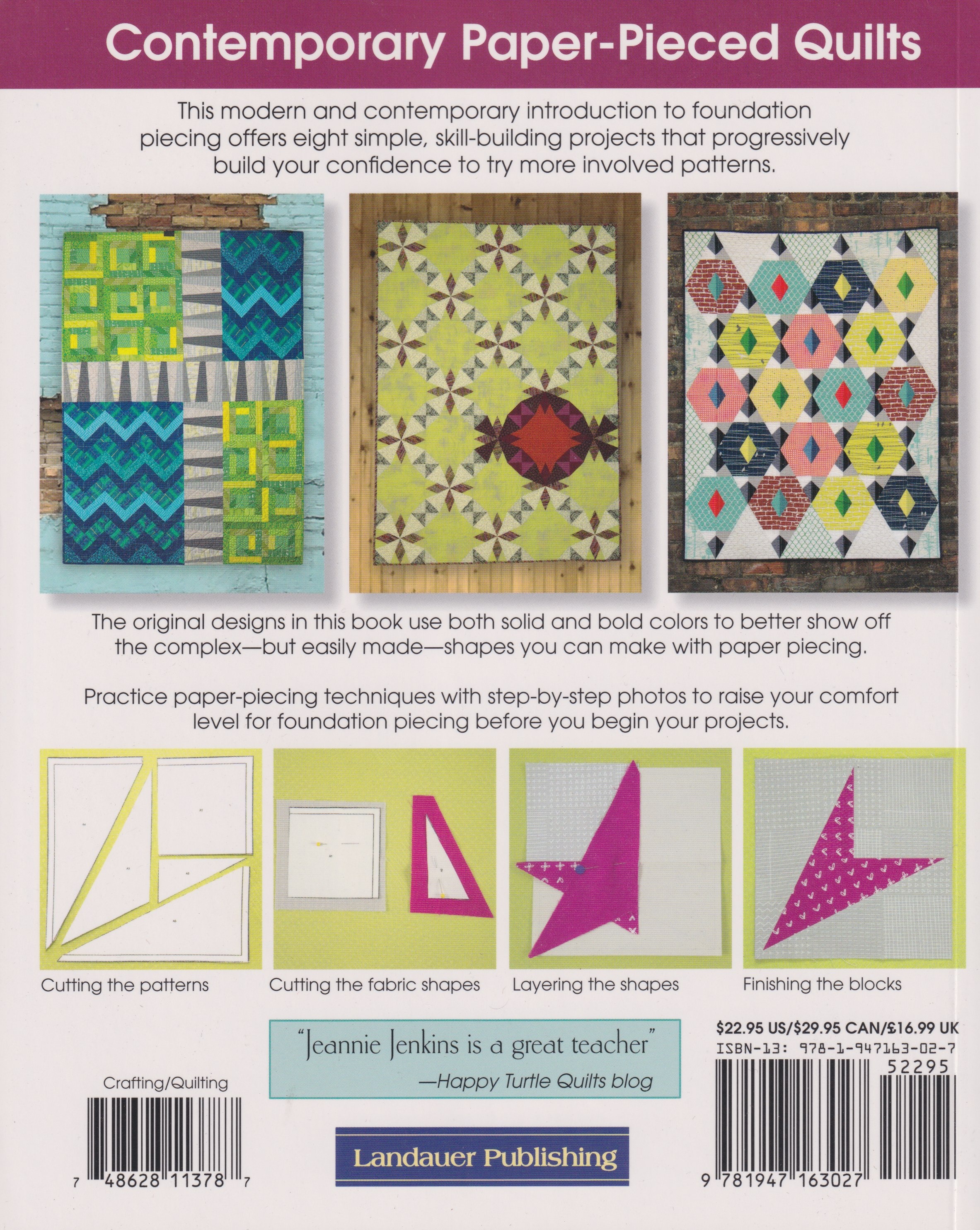 Contemporary Paper Pieced - Quilt Pattern