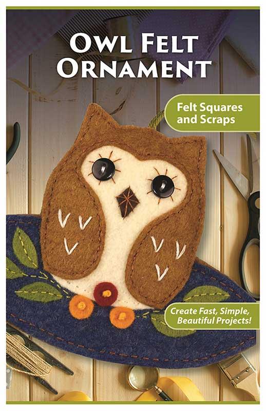 Owl Felt Ornament Pattern Pack - Sewing Pattern