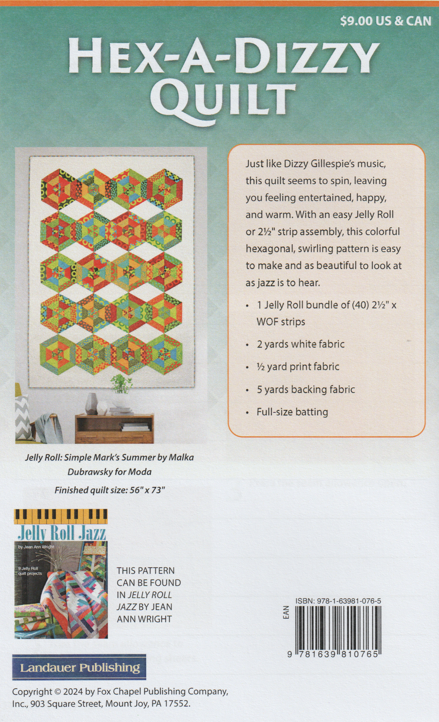 Hex-a-Dizzy Pack - Quilt Pattern