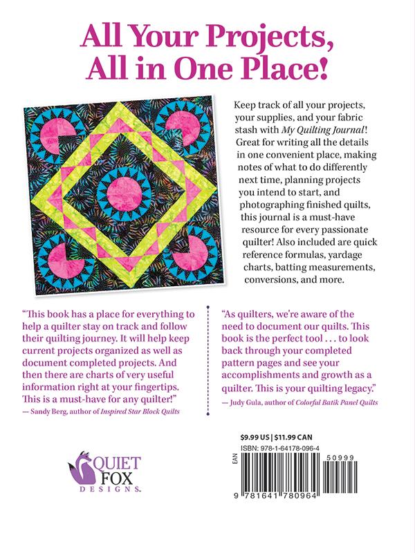My Quilting Journal - Quilt Pattern
