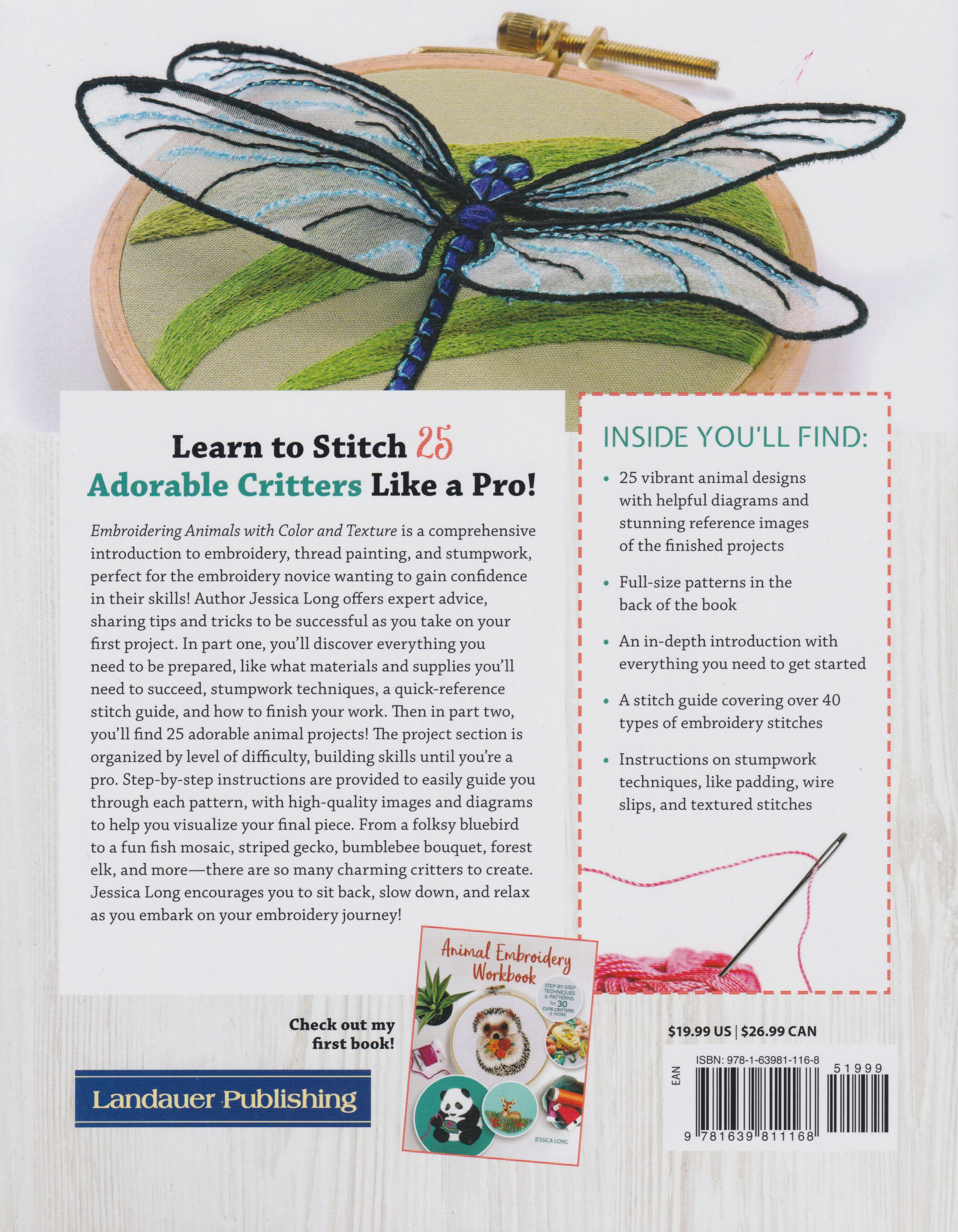 Embroidering Animals - Book