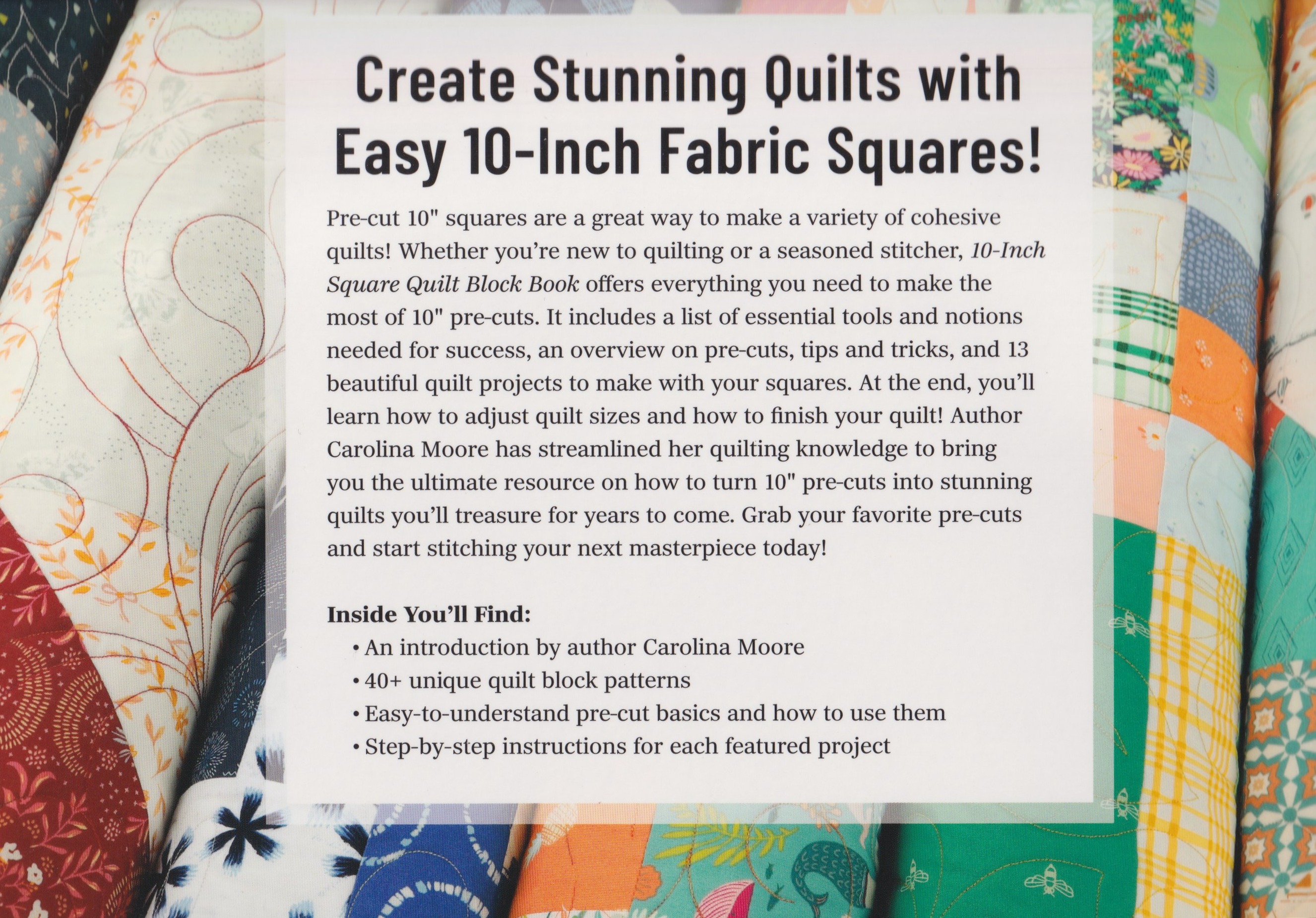 The 10-Inch Square Quilt - Quilt Pattern