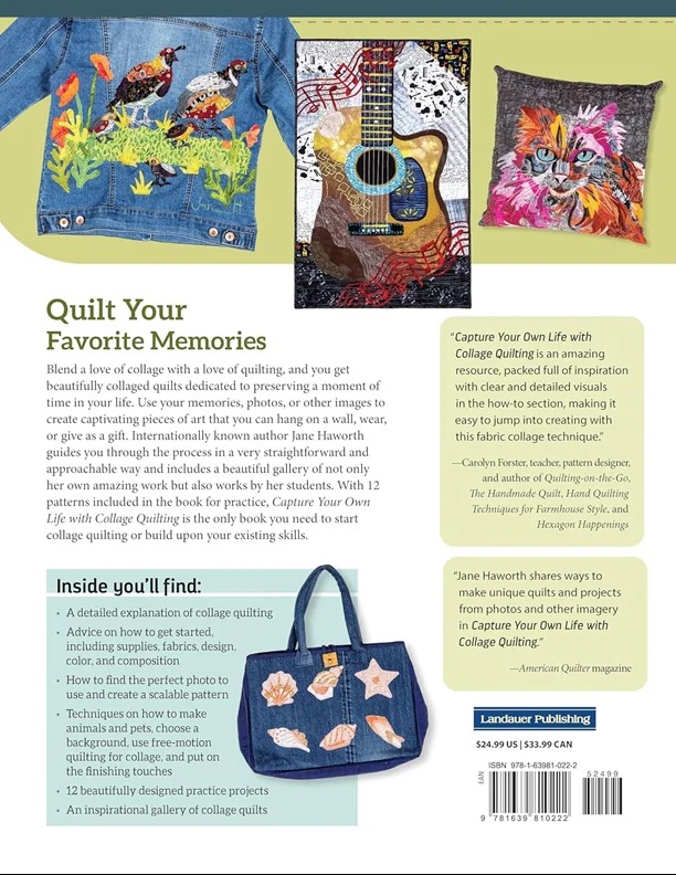Capture Your Own Life With Collage - Needle Art Book, different perspective #1, zoomed in. Select this picture to zoom back out.