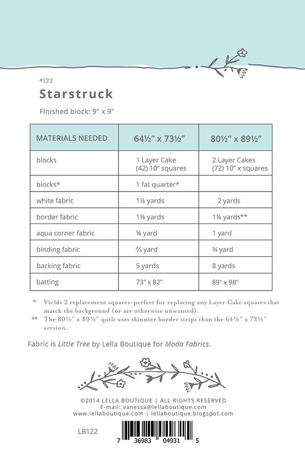 Starstruck - Quilt Pattern