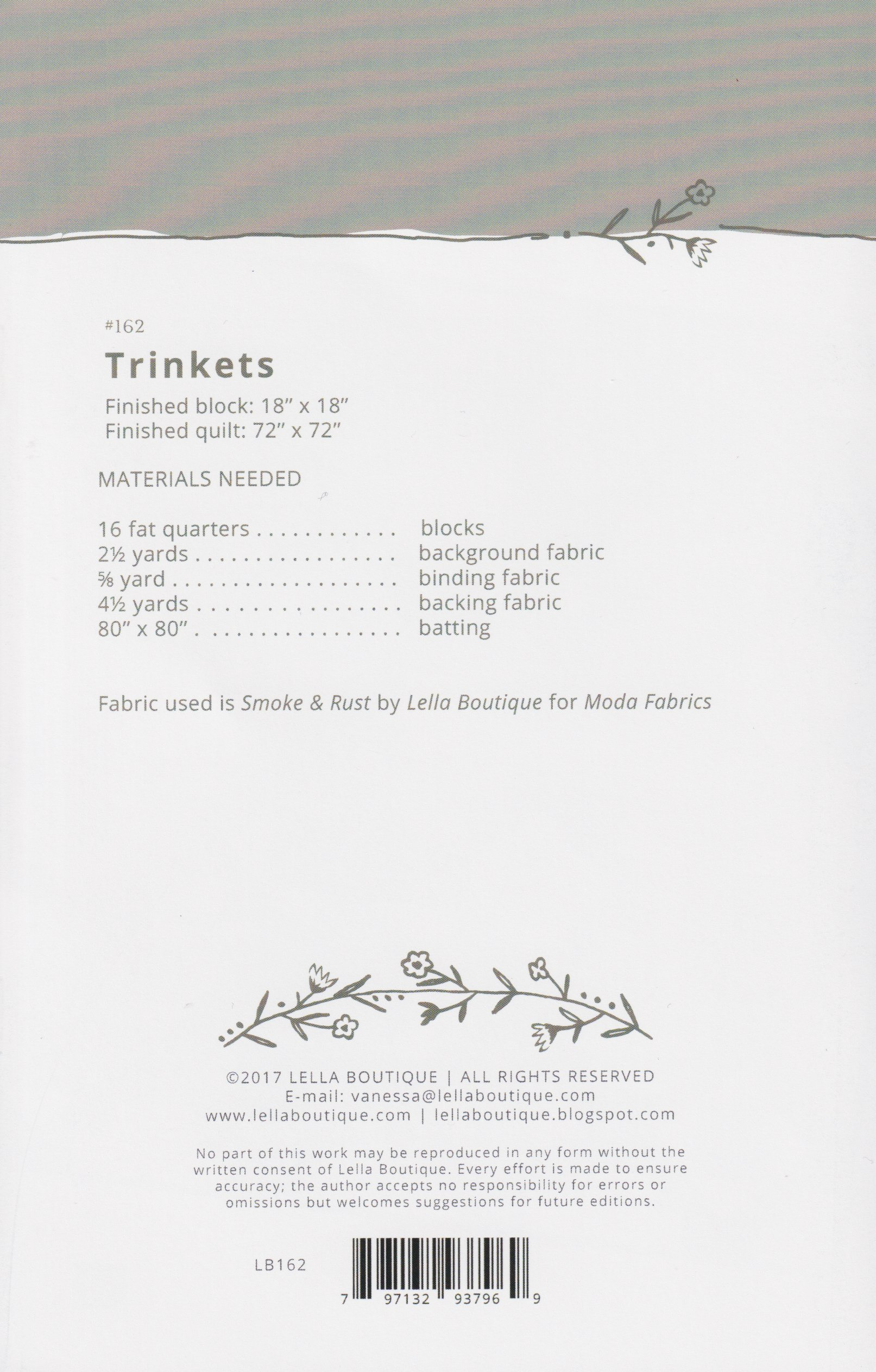 Trinkets - Quilt Pattern