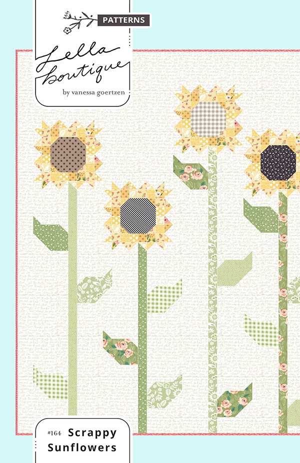 Scrappy Sunflowers - Quilt Pattern