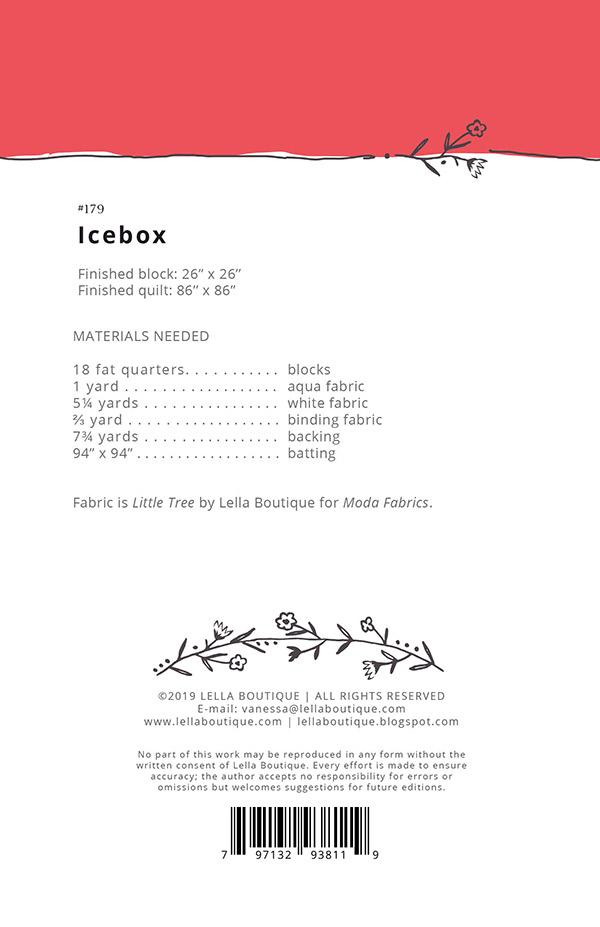 Icebox - Quilt Pattern