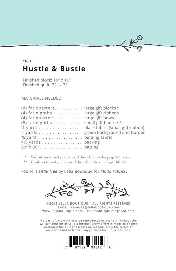 Hustle and Bustle - Quilt Pattern