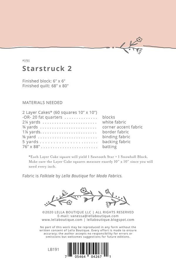 Starstruck 2 - Quilt Pattern