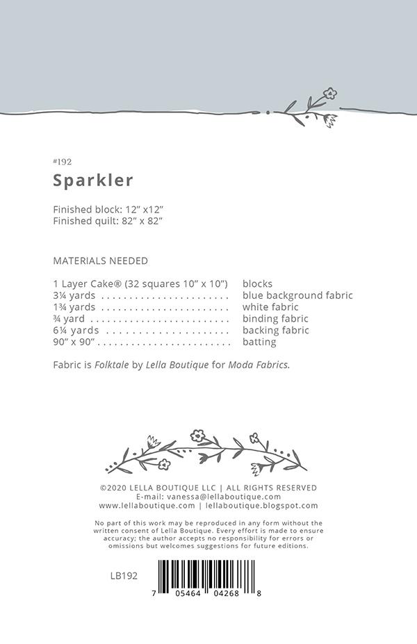 Sparkler - Quilt Pattern
