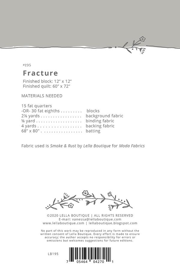 Fracture - Quilt Pattern