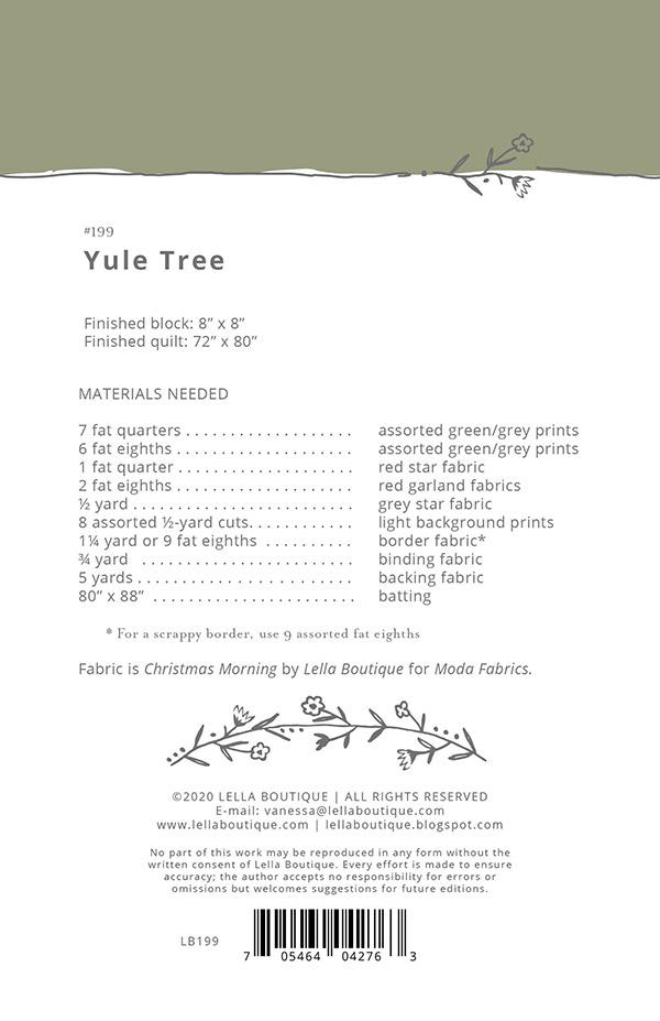 Yule Tree - Quilt Pattern