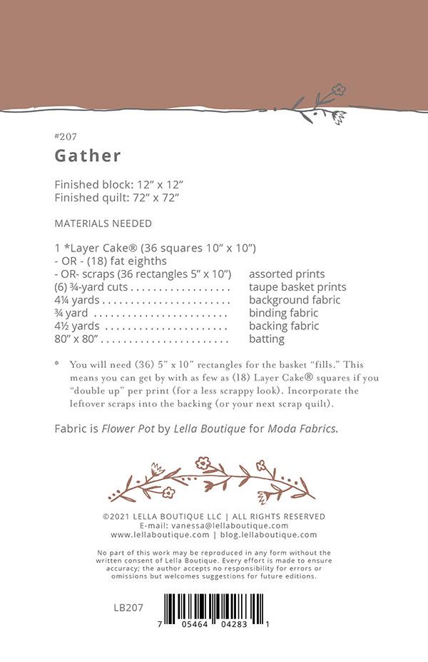 Gather - Quilt Pattern