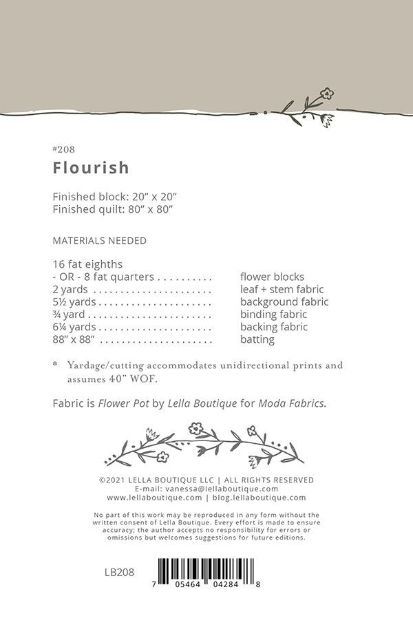 Flourish - Quilt Pattern