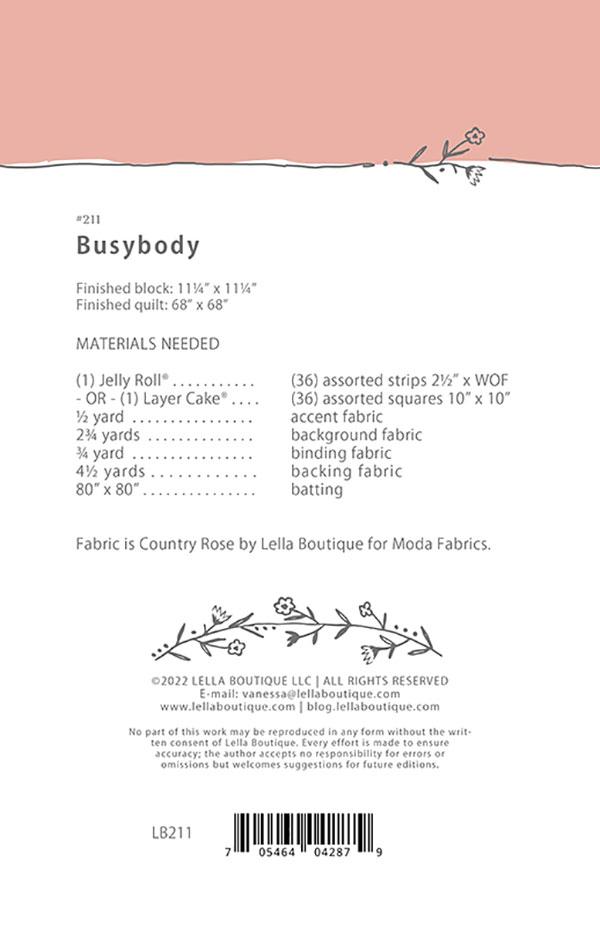 Busybody - Quilt Pattern