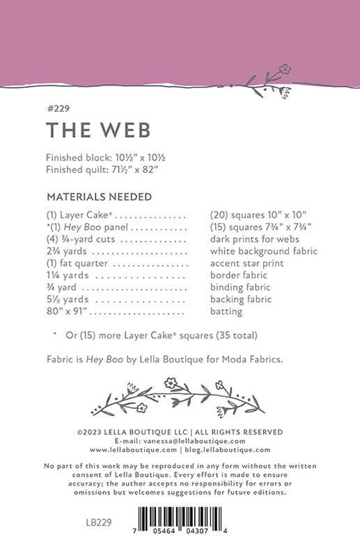 The Web - Quilt Pattern