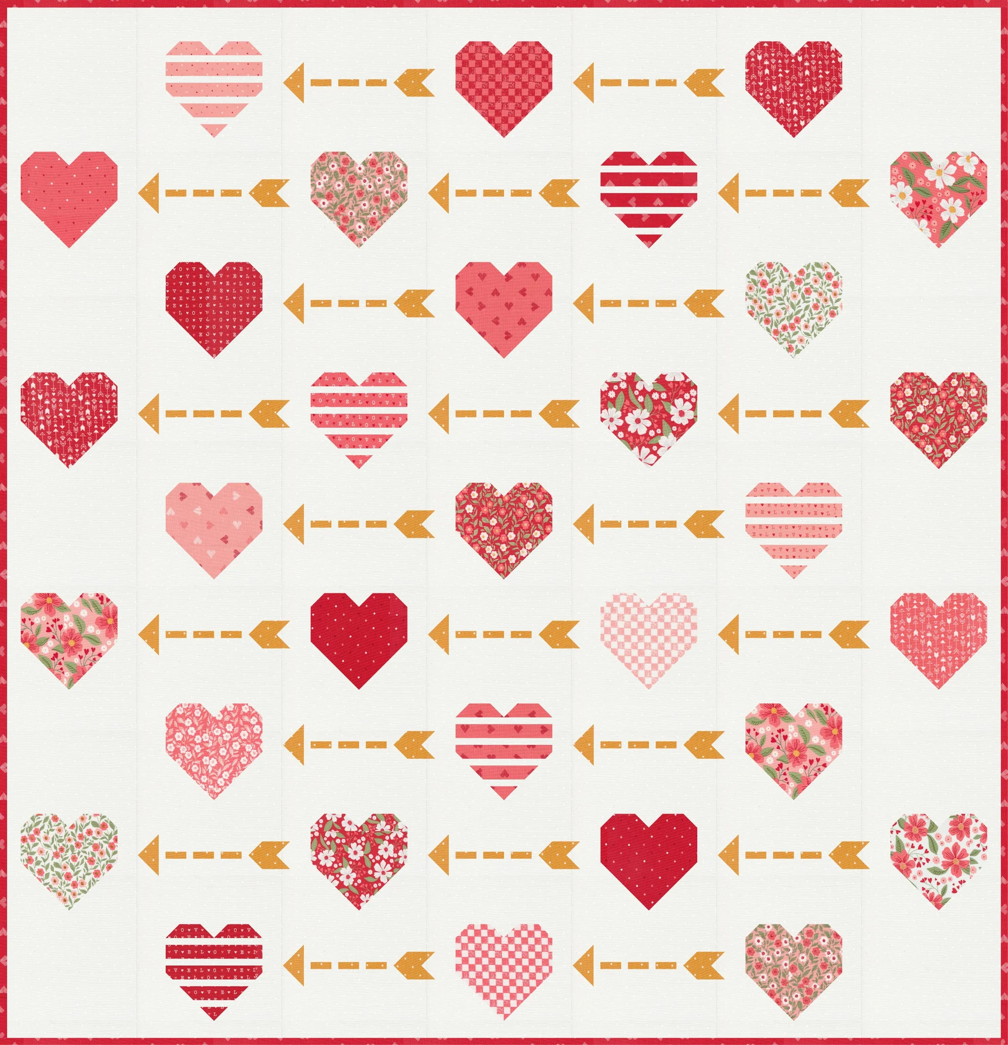 Playing Cupid - Valentine Quilt Pattern