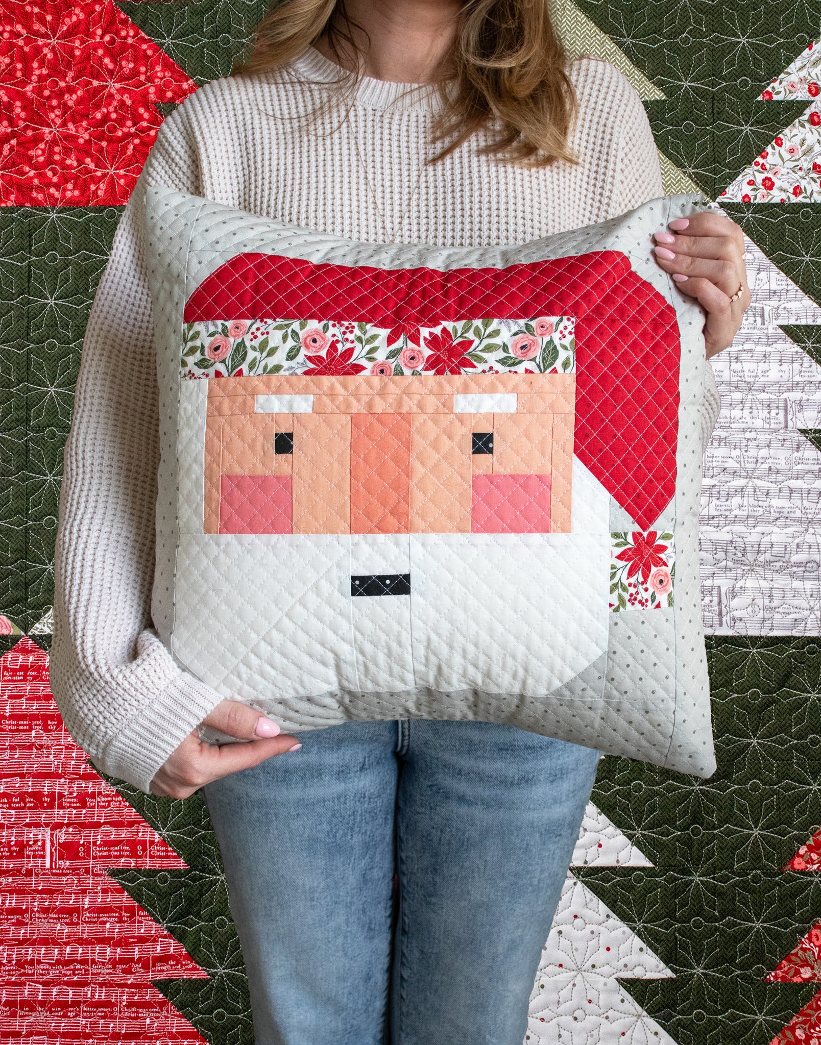 Sew Jolly Pillow - Quilt Pattern