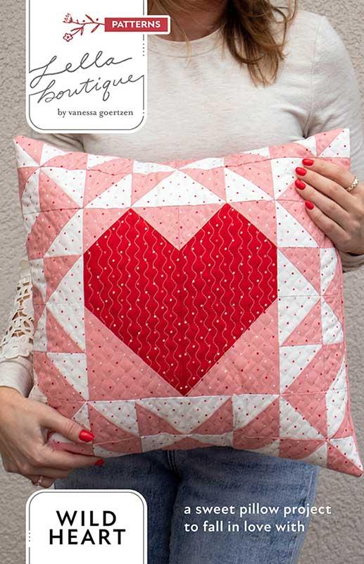Wild Heart Pillow - Quilt Pattern